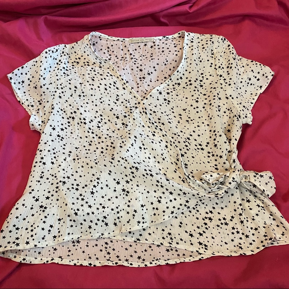 6 black and white shirts